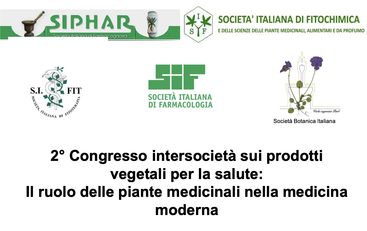 Congresso intersocietà sui prodotti vegetali per la salute: Il ruolo delle piante medicinali nella medicina moderna